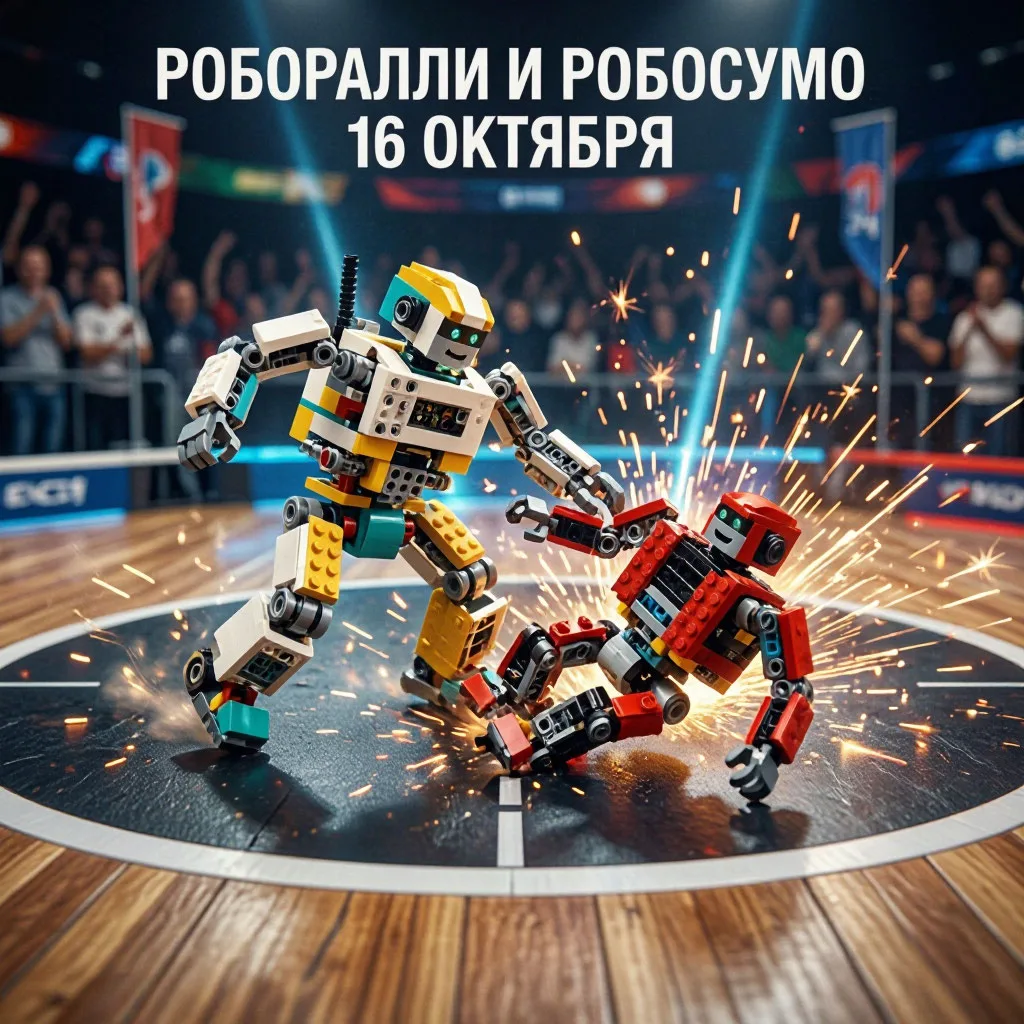 🚀 Стартуем! Открываем сезон робототехнических битв!