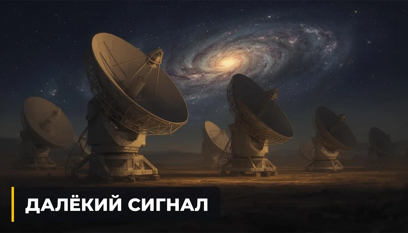 🌌 10 МЛРД ЛЕТ В ПУТИ: ПОЙМАНА САМАЯ ДАЛЁКАЯ РАДИОВСПЫШКА