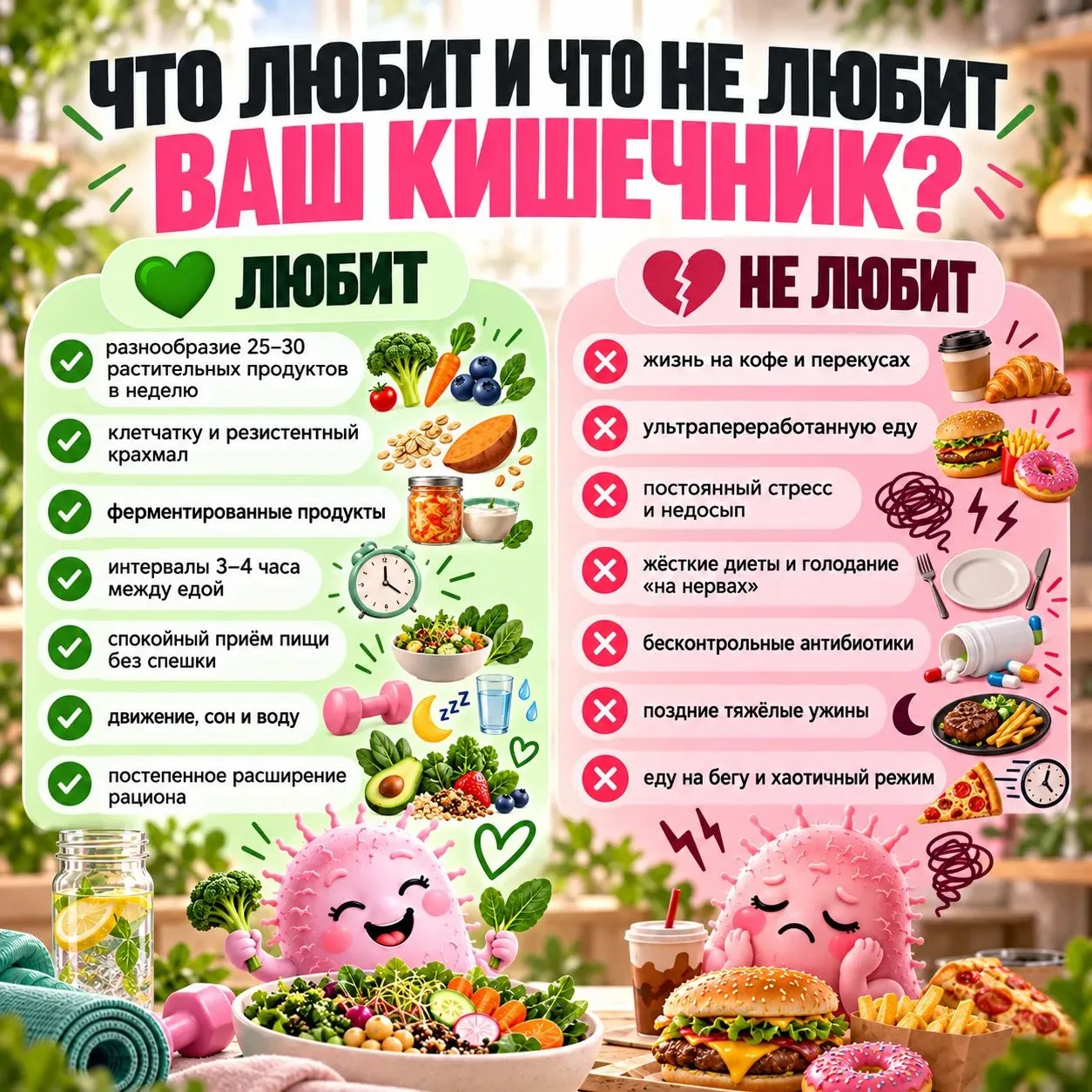 🚨 Что убивает микрофлору?
