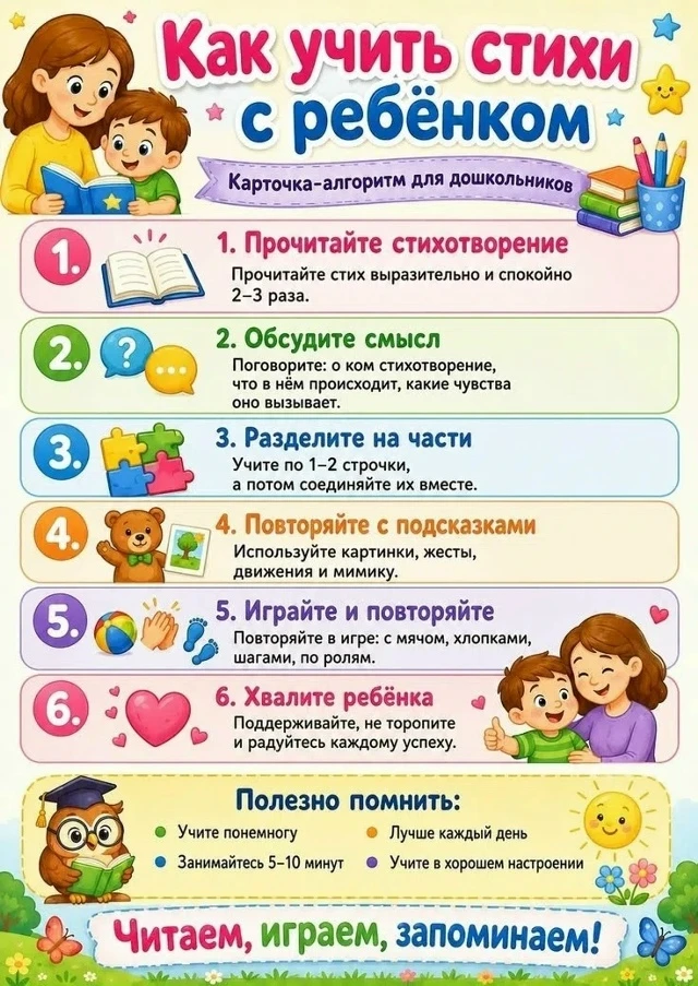 🍁 Учим осенние стихи с детьми: подборка и советы учителя-логопеда Натальи Викторовны.