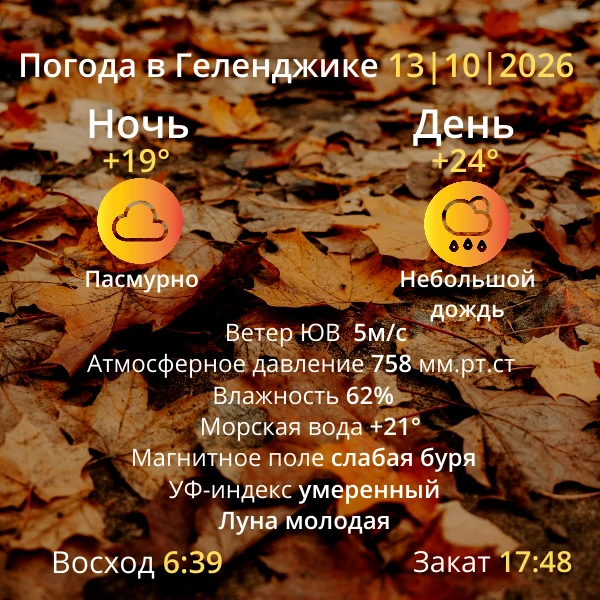 Погода на завтра