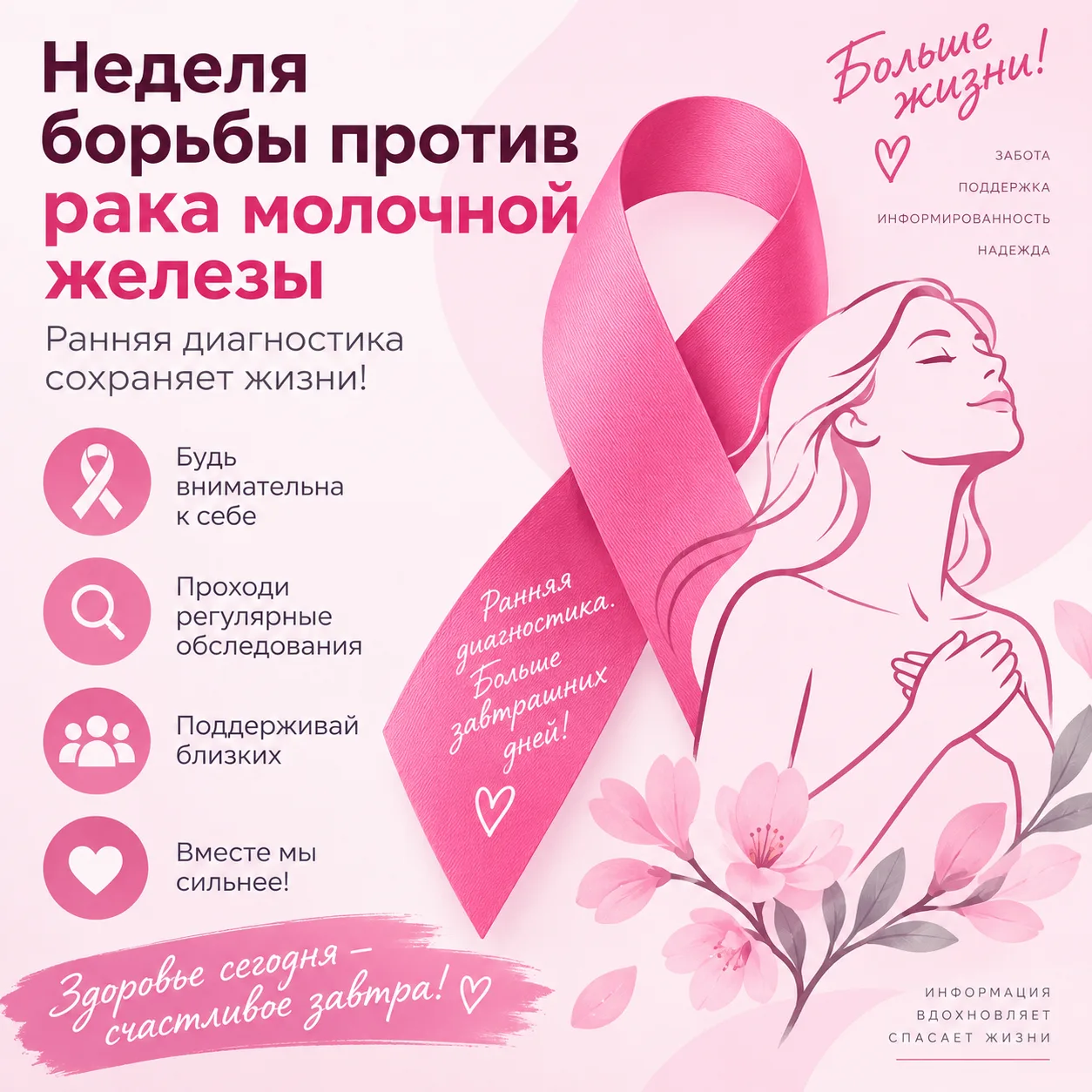 С 12 по 18 октября в Армавире проходит Неделя борьбы против рака молочной железы (в чес...
