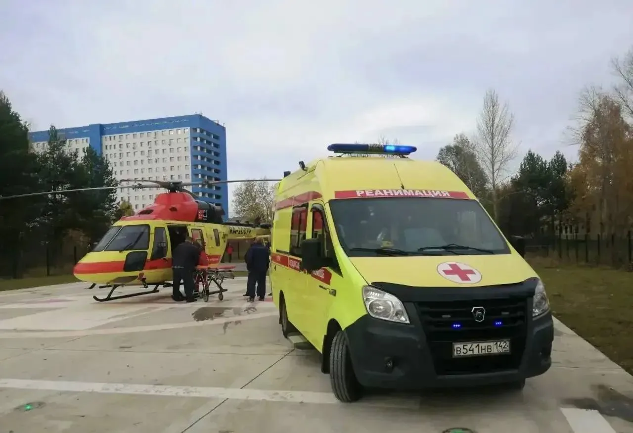 Новую вертолетную площадку для санавиации открыли у Кузбасского кардиодиспансера.