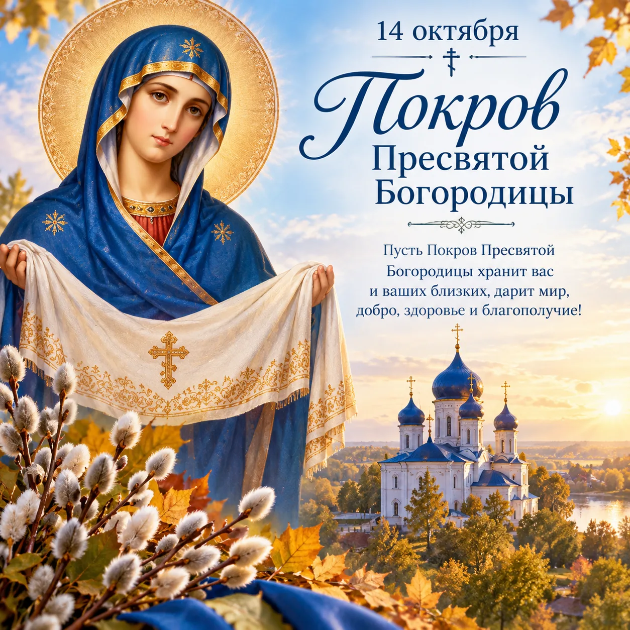 🕊️ 14 октября — Покров Пресвятой Богородицы