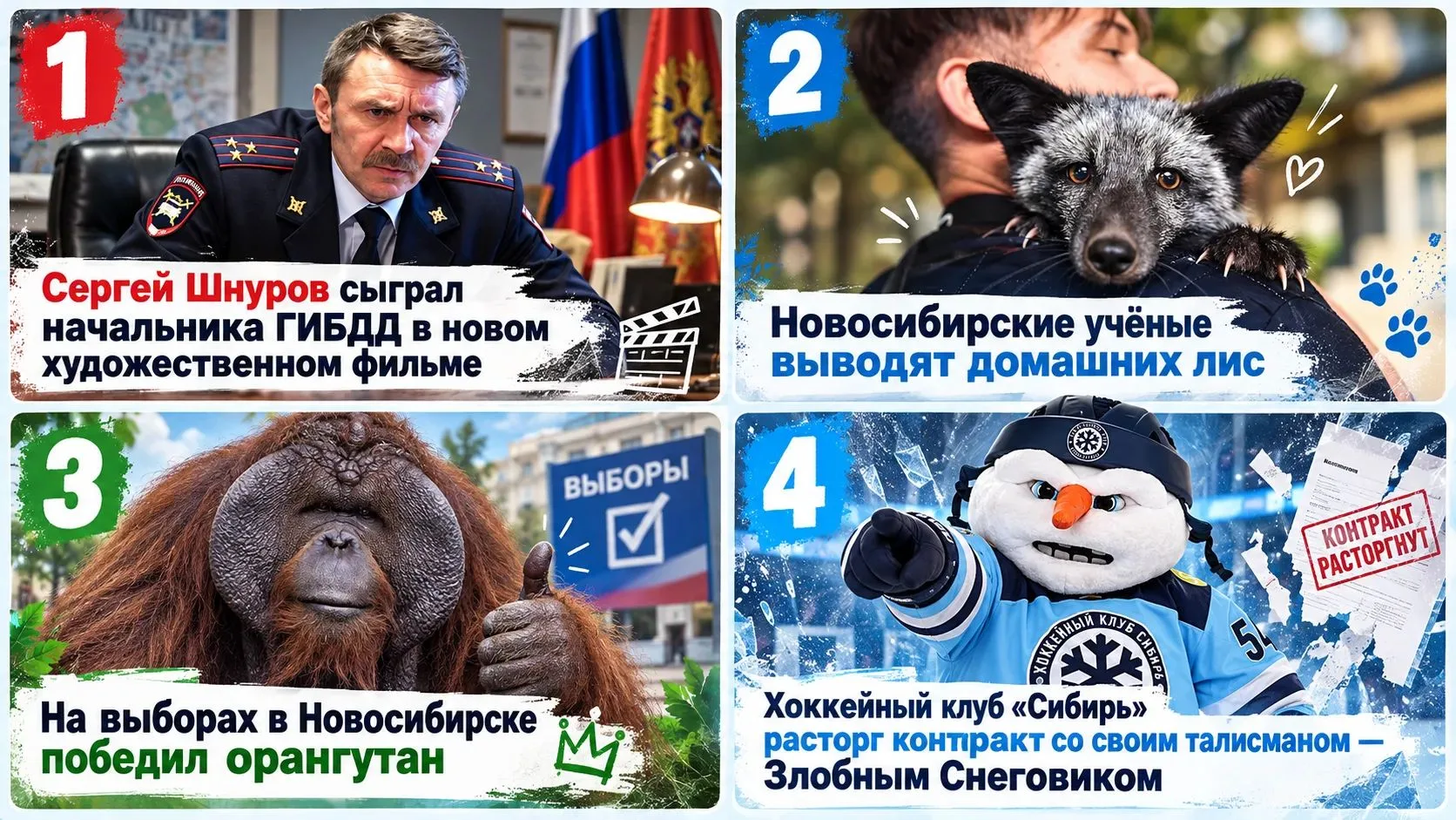 Внимательно ли вы следите за событиями в Новосибирске? И способны ли отличить реальную ...
