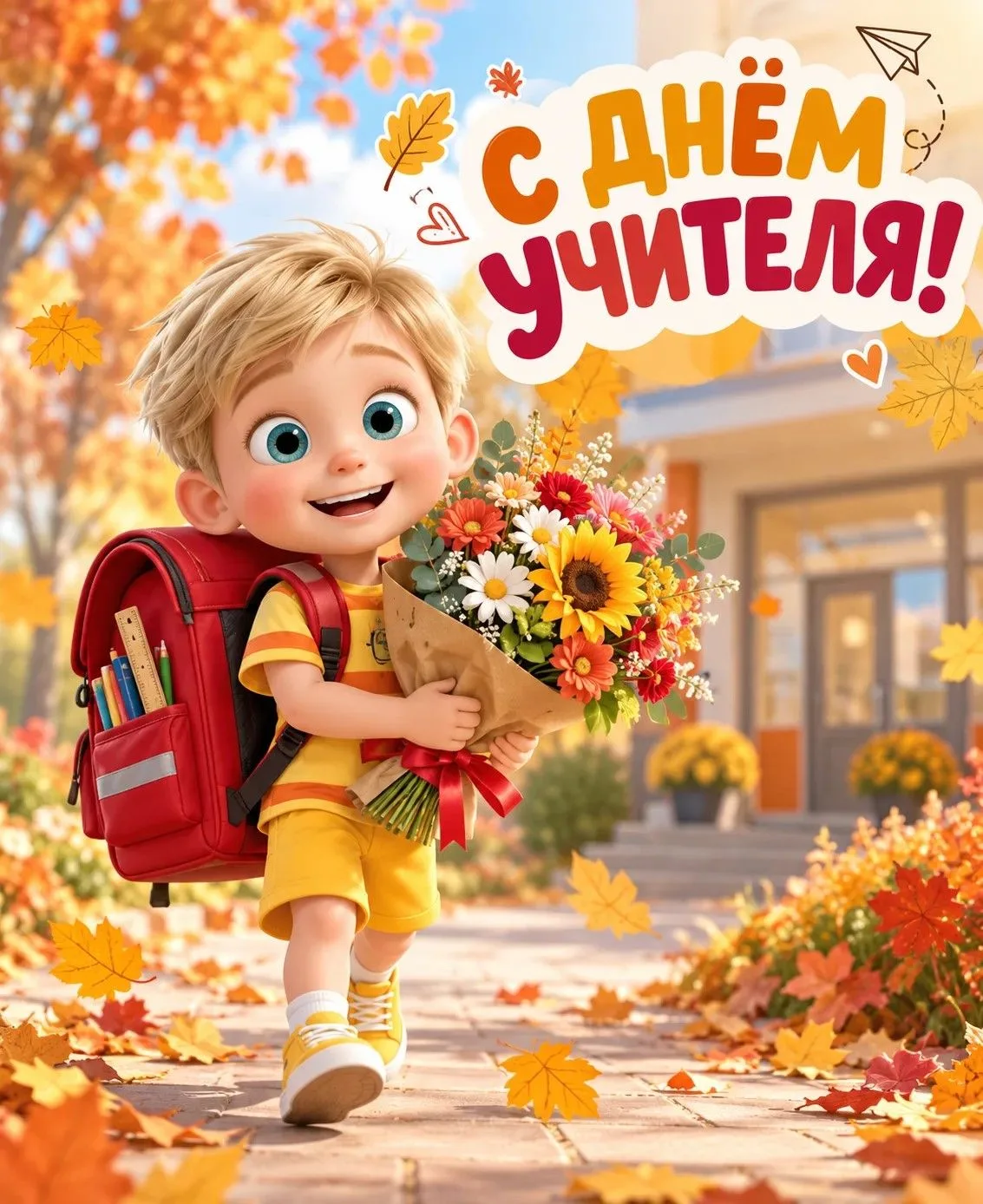 🍁5 октября мы поздравляем тех, кто каждый день открывает детям мир знаний. 💐Сейчас на...