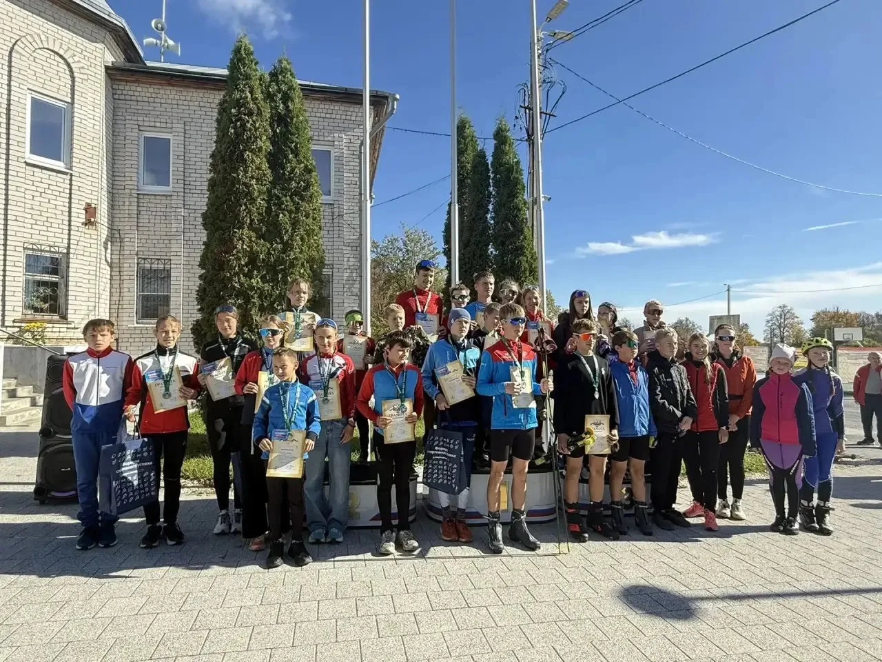 На Городской лыжной базе впервые прошло Открытое первенство городского округа город Еле...