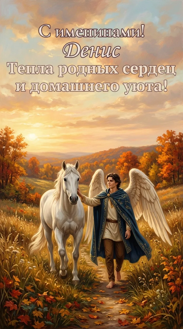 🤍 16 октября — Денис, пусть ангел хранит!