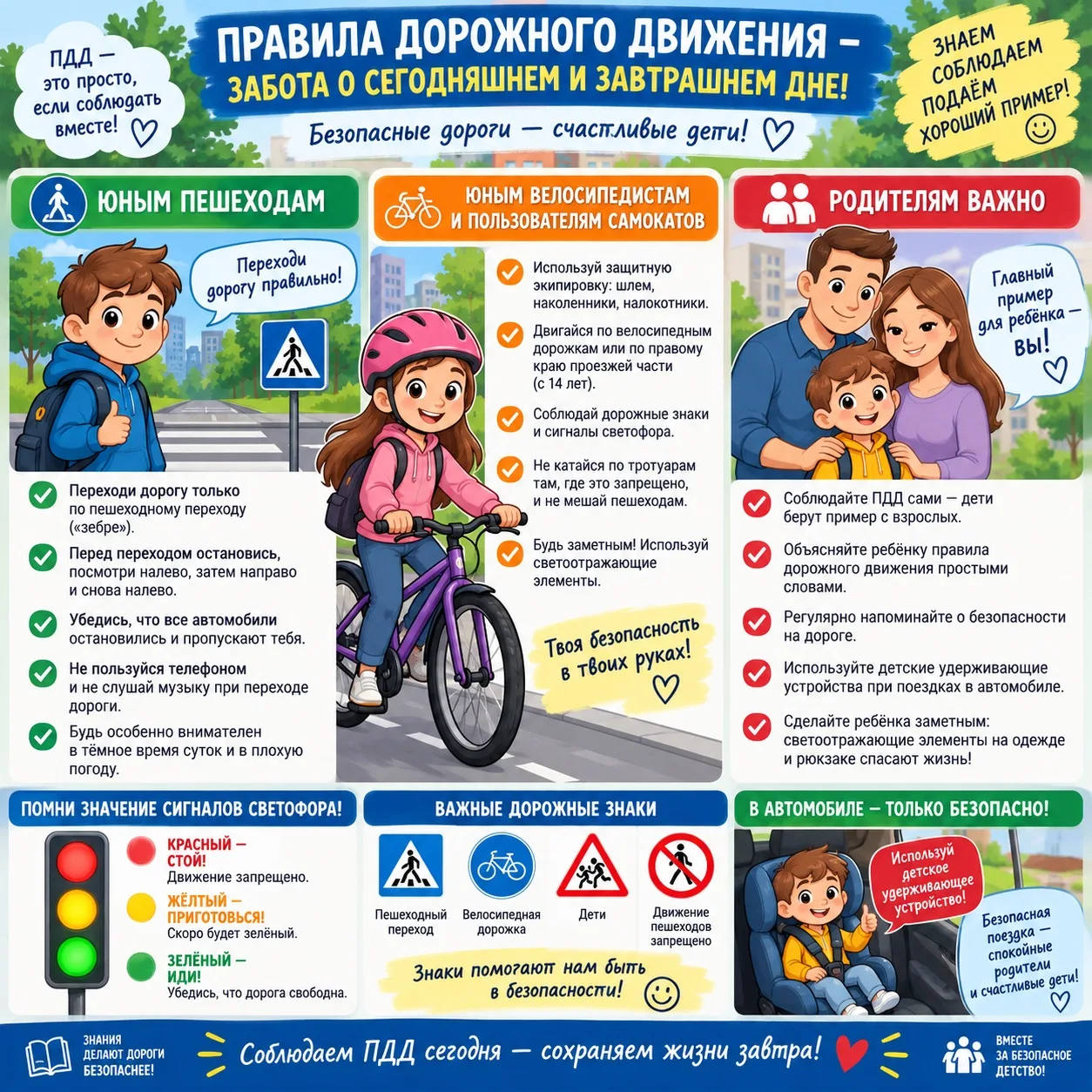 🚦 Безопасные дороги - счастливые дети!