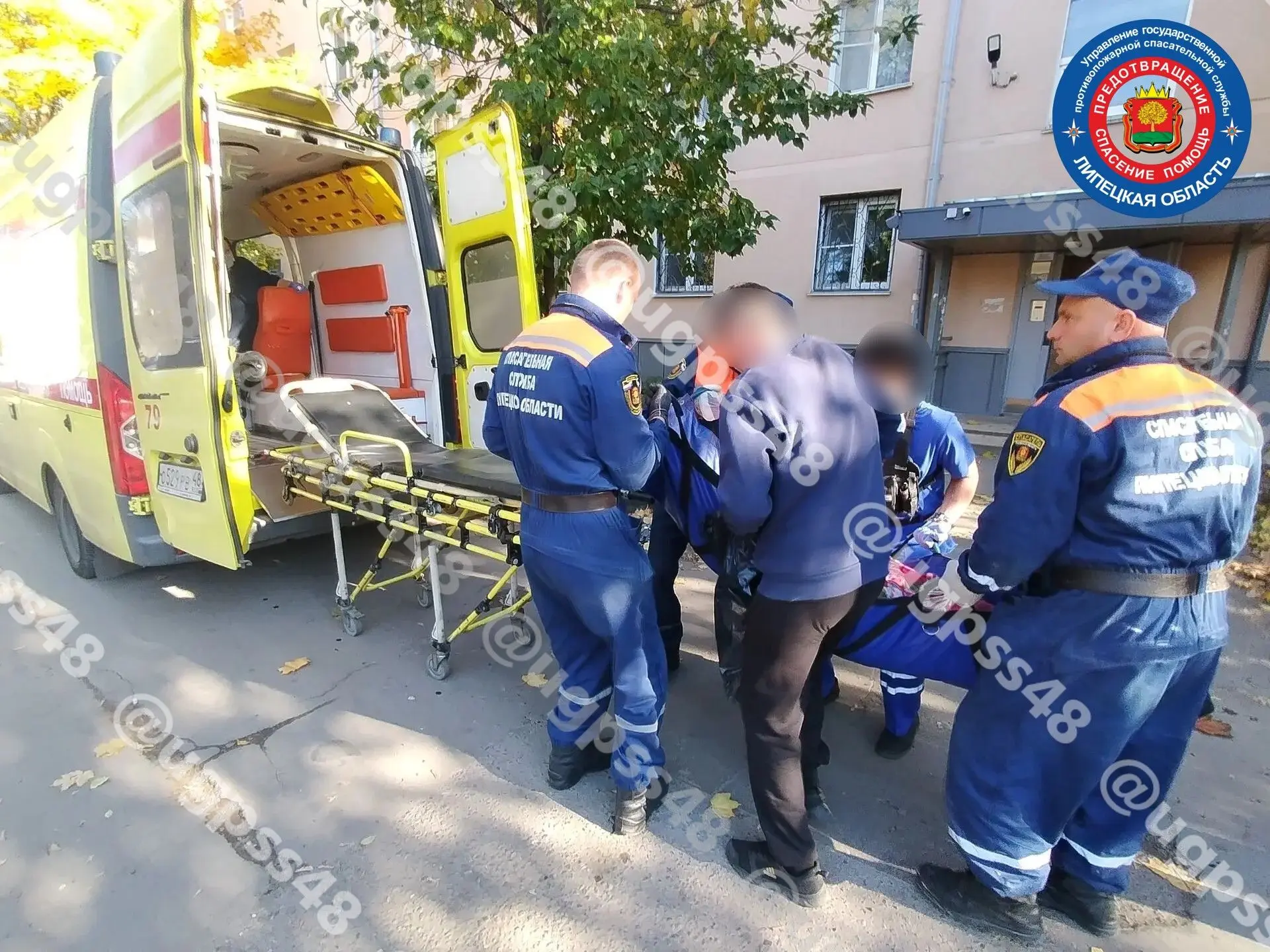 Сегодня спасатели аварийно-спасательного отряда Липецкой области ОКУ "Управление ГПСС Л...