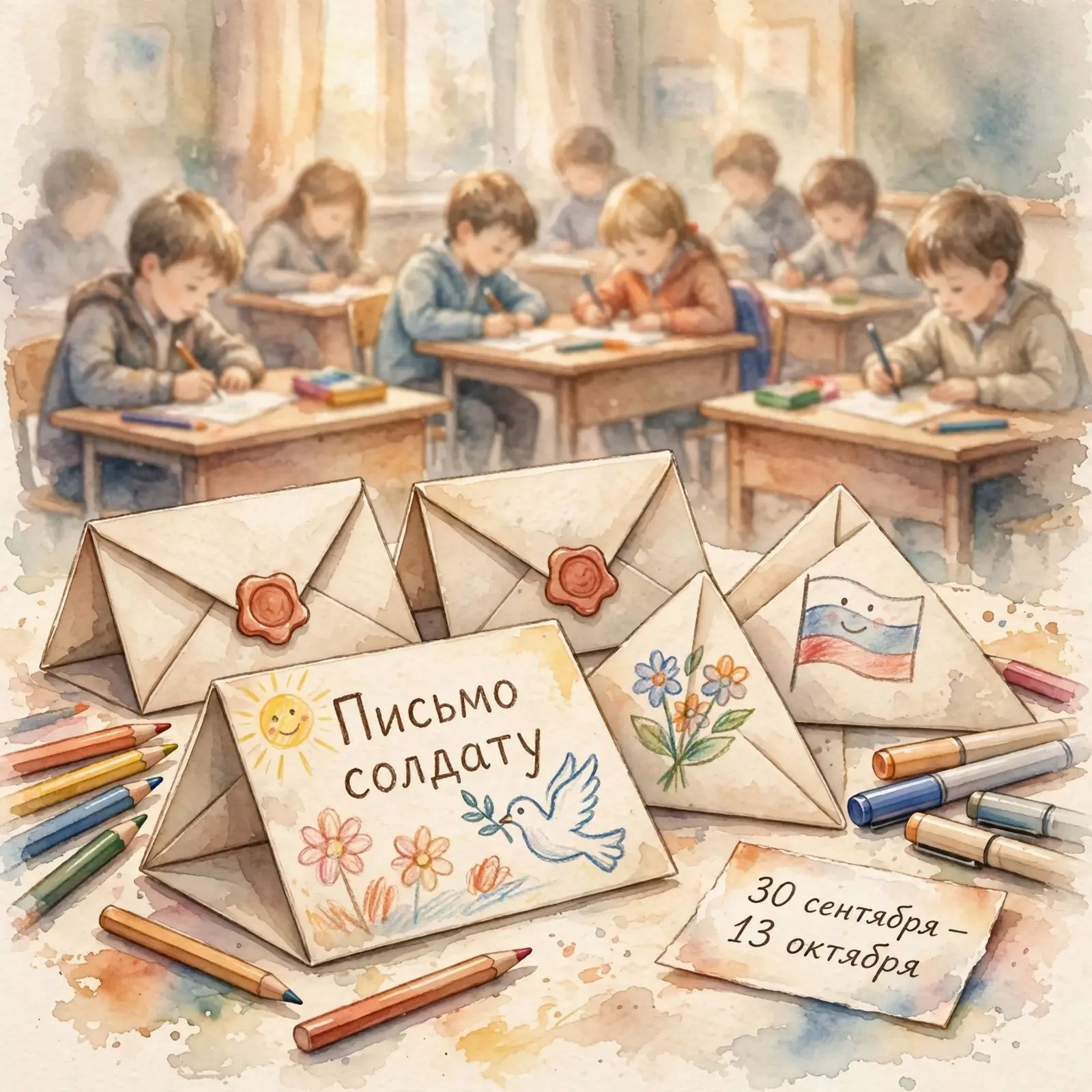 Начинаем акцию «Письмо солдату»!