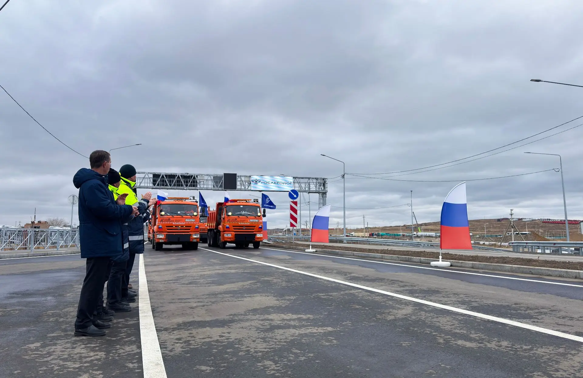 В Забайкалье запустили движение по новому участку федеральной трассы на границе с Китаем