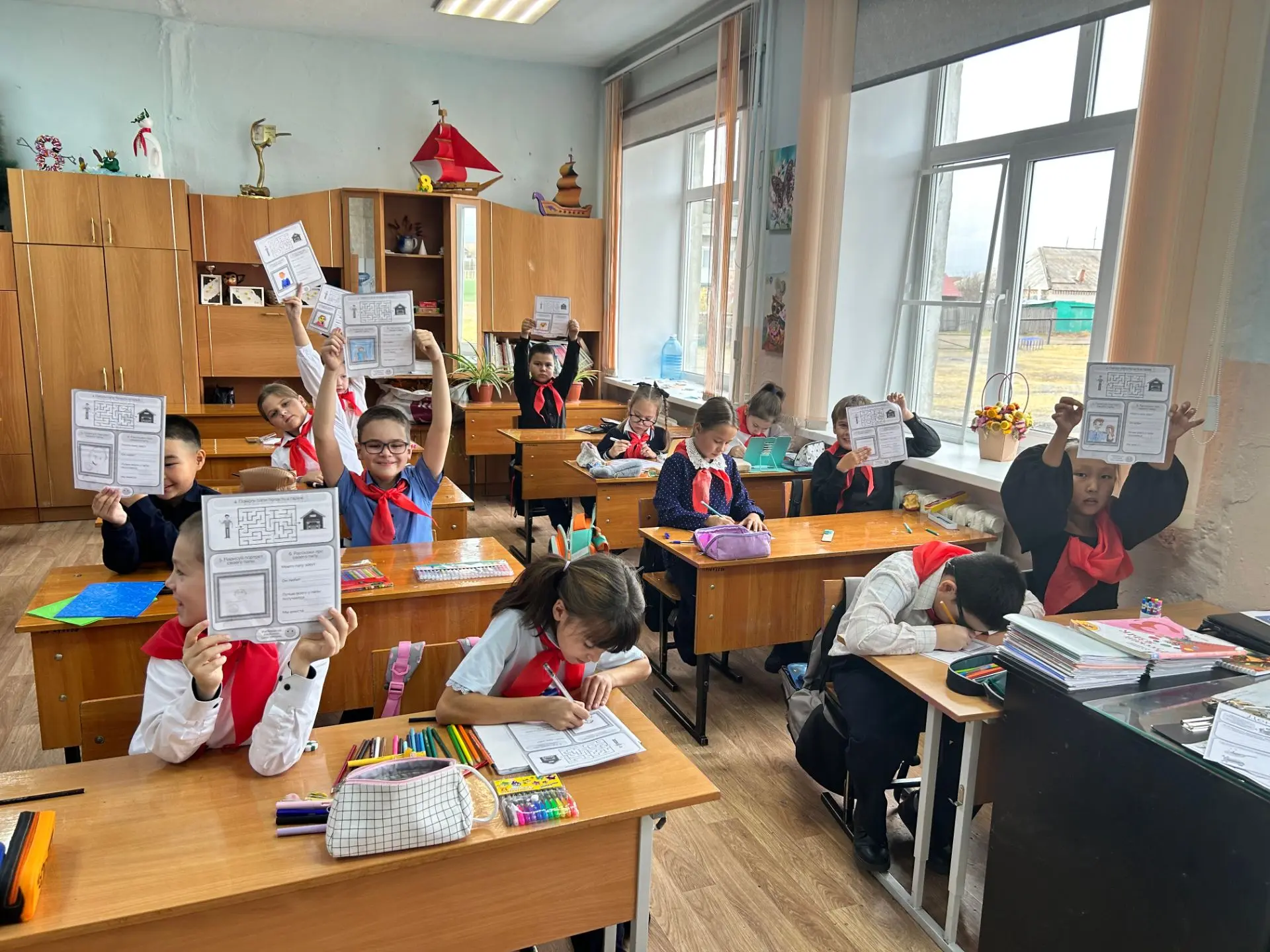 💪День отца в школе селе Домна
