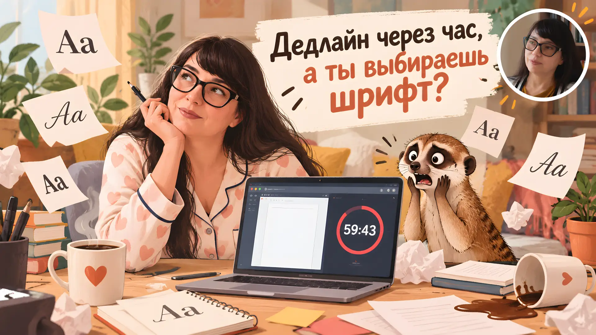 Дедлайн через час. Ты открываешь документ. И вместо работы начинаешь: