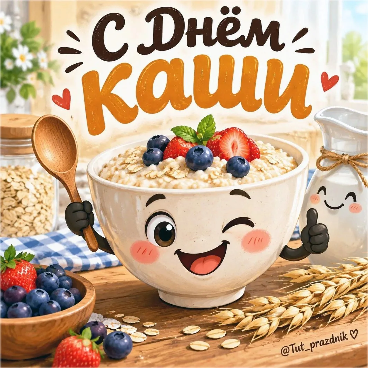 🥣🍯 10 октября — Всемирный день каши 💛