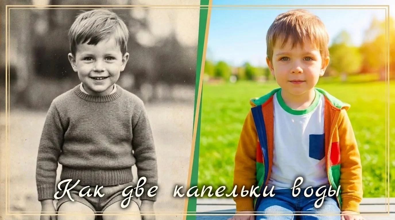 🎉 Флешмоб ко Дню отца: «Как две капельки воды»!