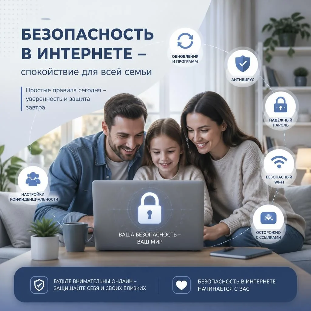 🛡️ Безопасность в интернете для всей семьи