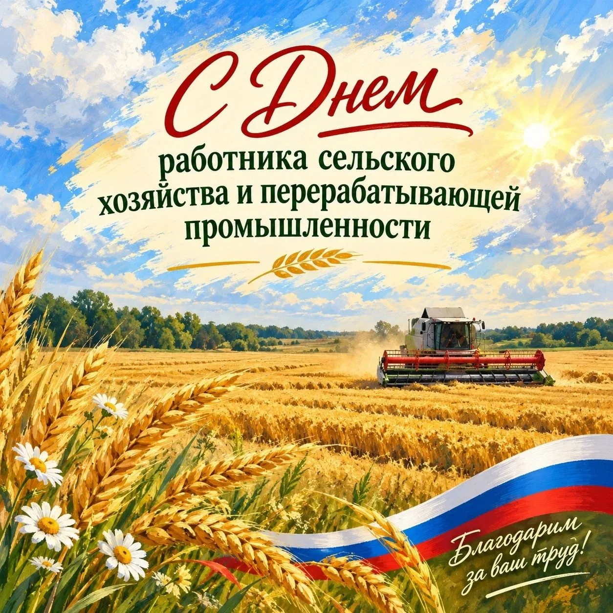🌾 С Днём работника сельского хозяйства и перерабатывающей промышленности!