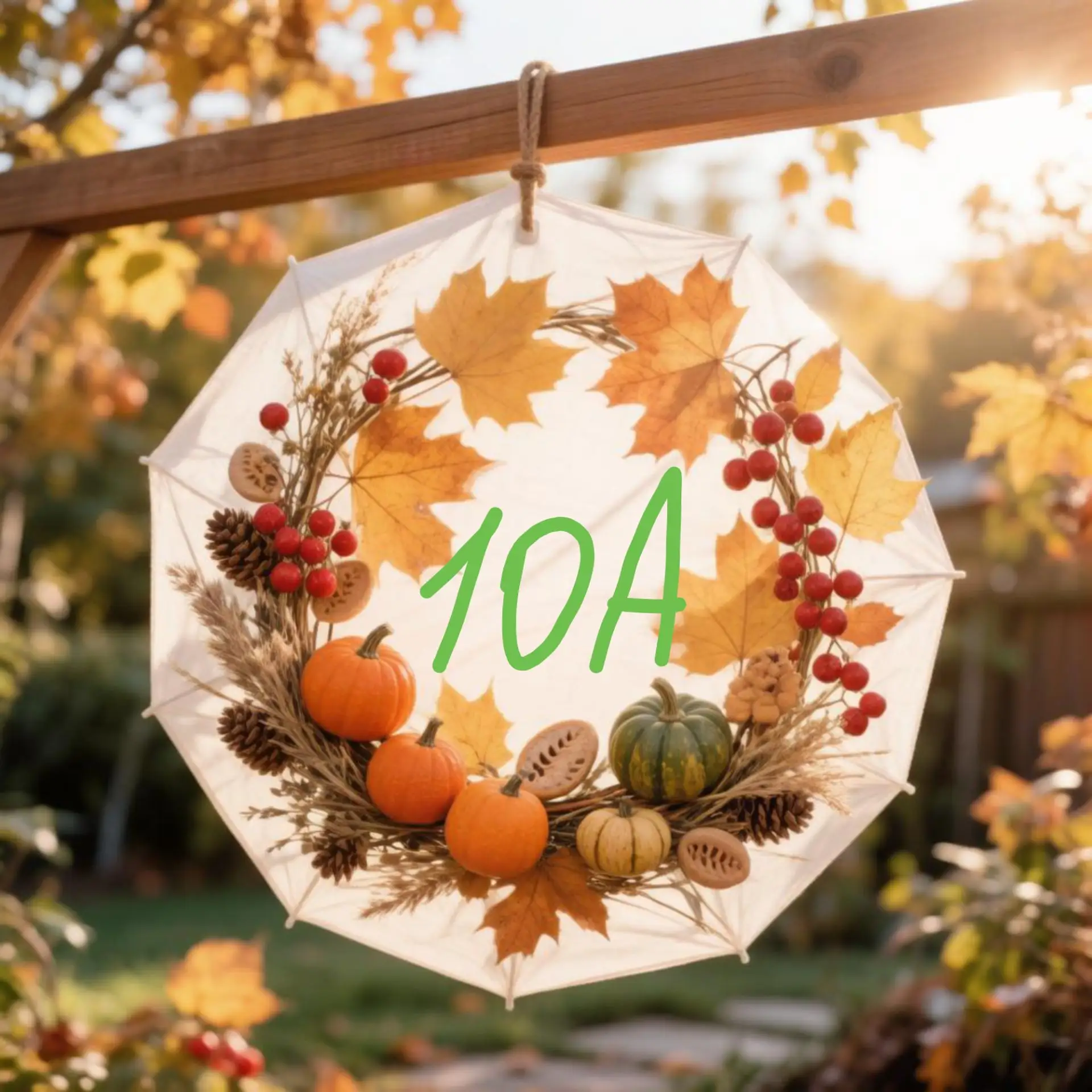 Мой 10А класс в школе готовит осеннюю поделку 🍁
