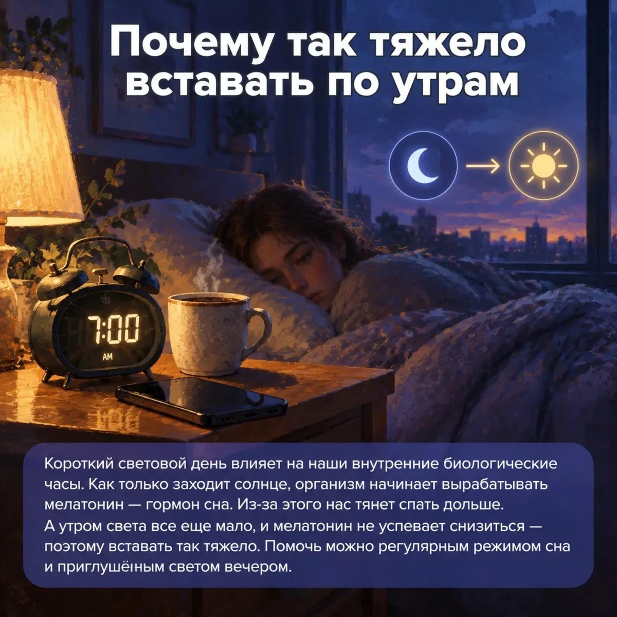 🦉 Вы не «сова» – просто по утрам стало слишком темно