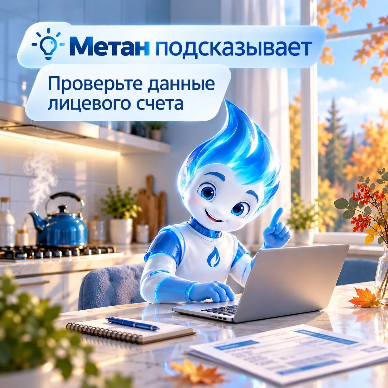 Метан подсказывает: загляните в Личный кабинет