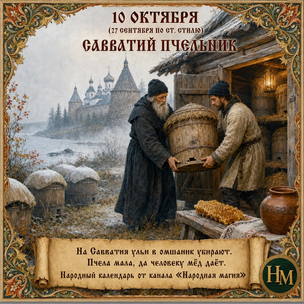 📅 Что можно и нельзя делать 10 октября (Савватий Пчельник): народные приметы