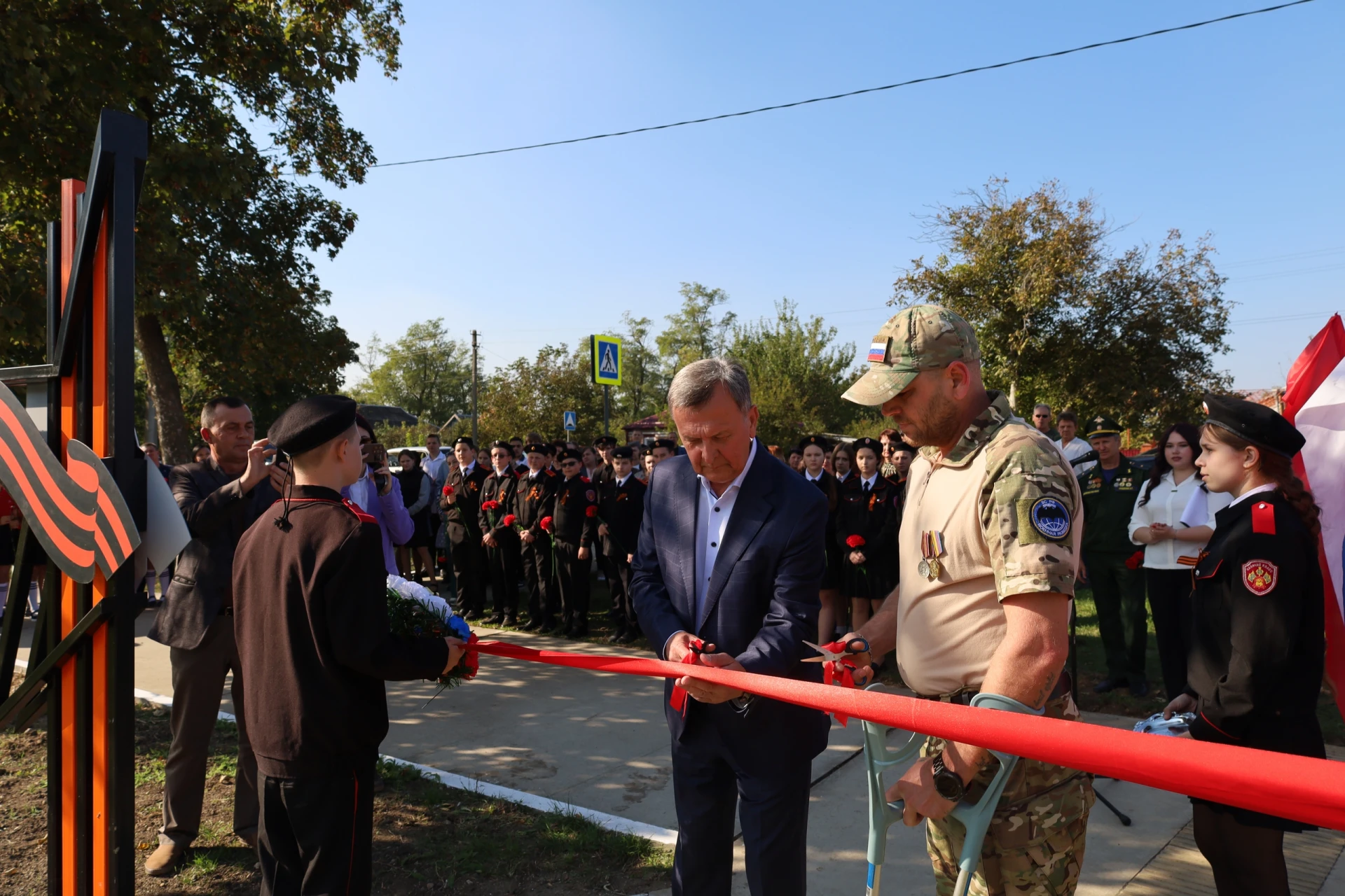 Обустройство Аллеи Славы в станице Новомалороссийской продолжится