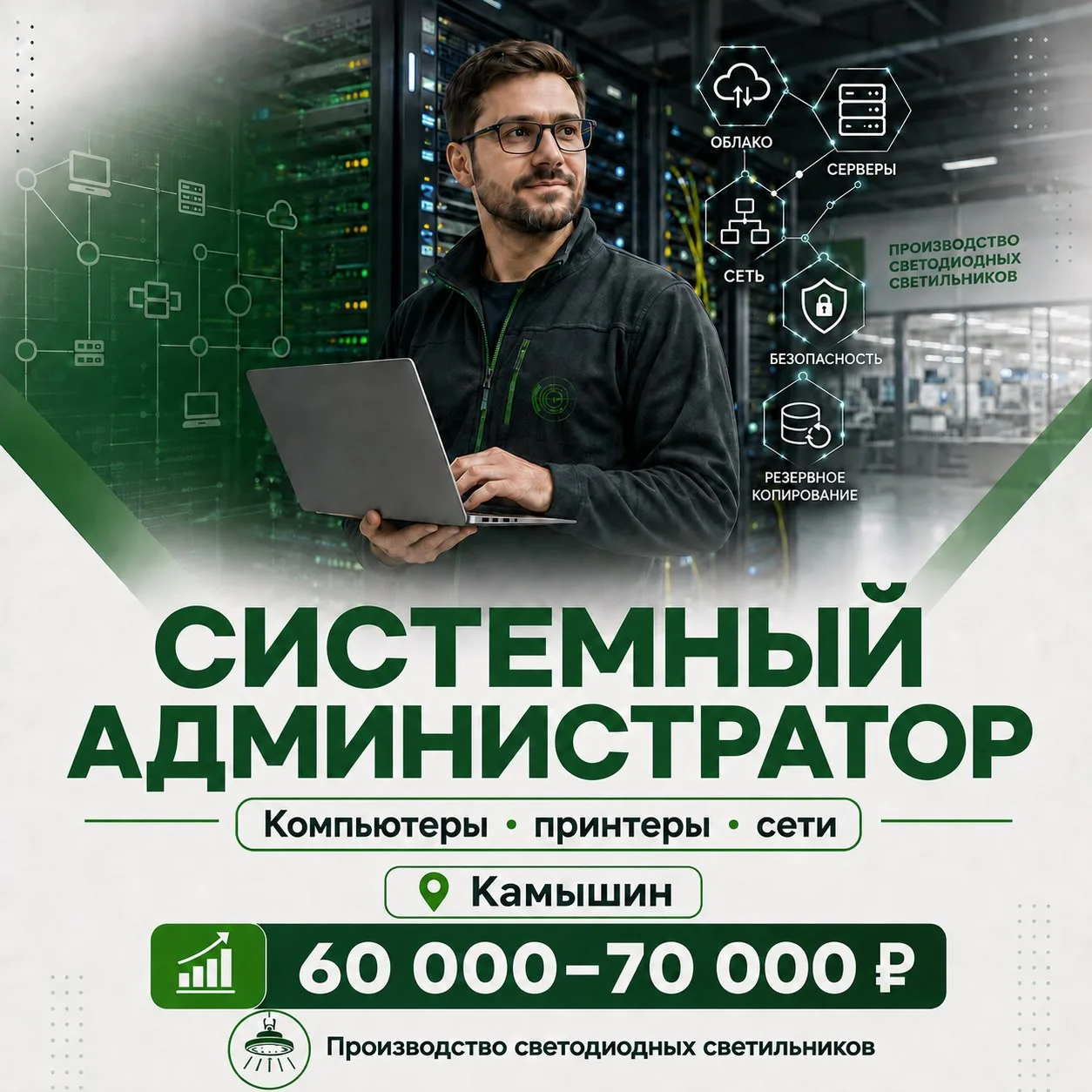 💻 ВАКАНСИЯ — СИСТЕМНЫЙ АДМИНИСТРАТОР
