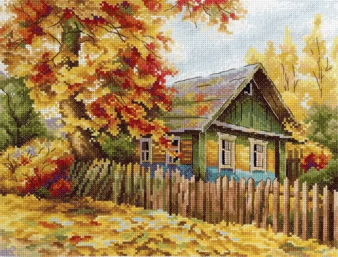 🪡 Домик на пригорке