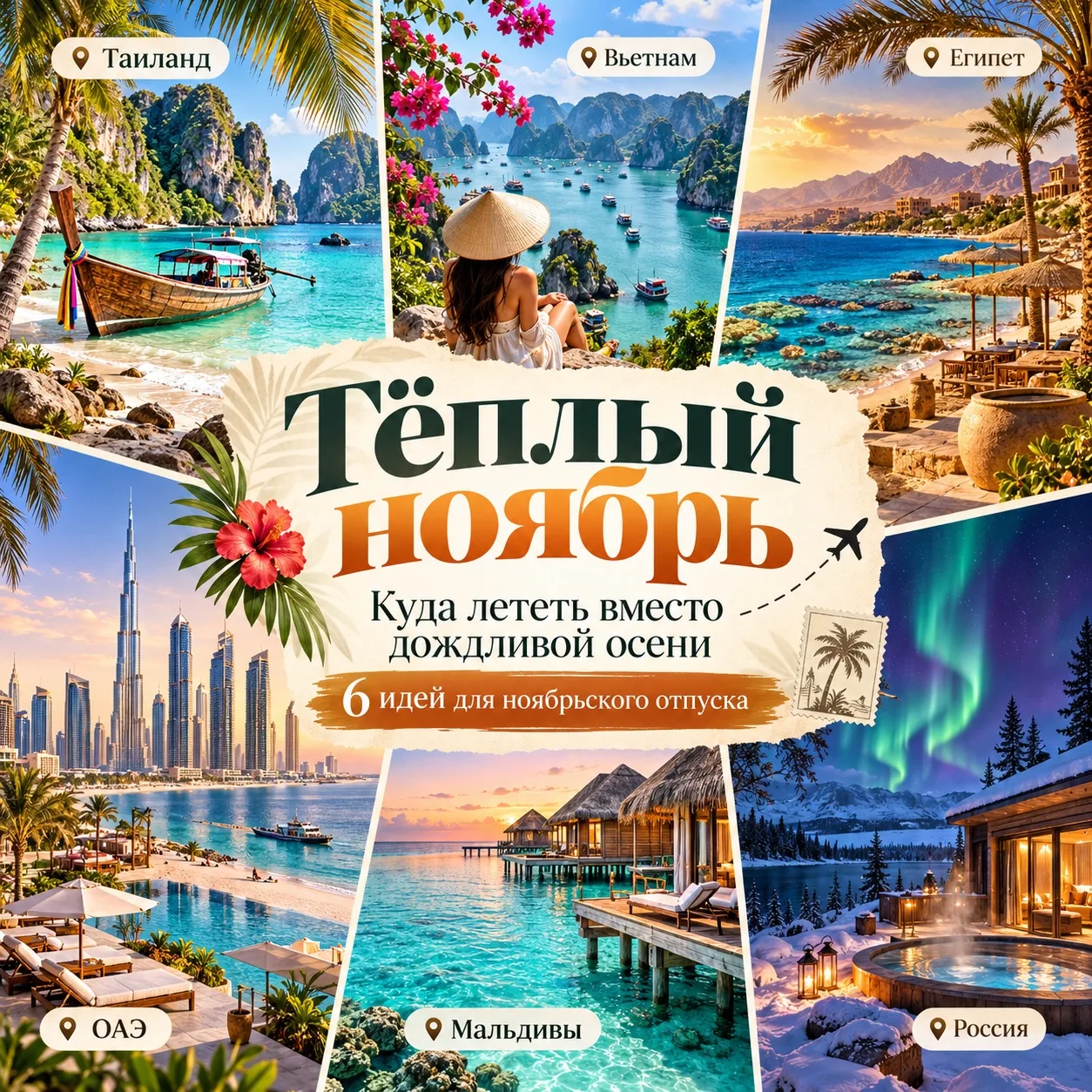 🍂 НОЯБРЬ, ТЫ ИЗВИНИ, НО МЫ ТЕБЯ ПРОМЕНЯЕМ НА МОРЕ! 😂🌴