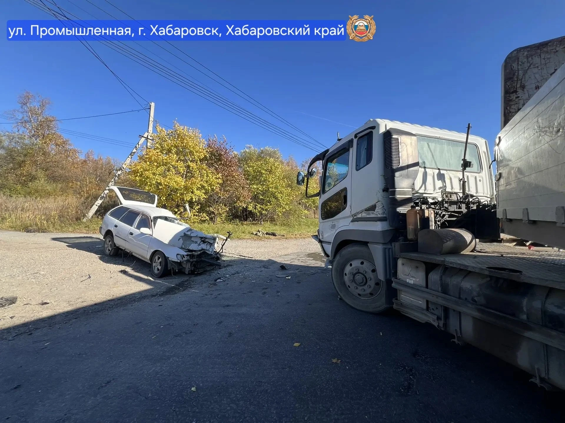 🚨 В столкновении с большегрузом погиб пассажир легковушки в Хабаровске