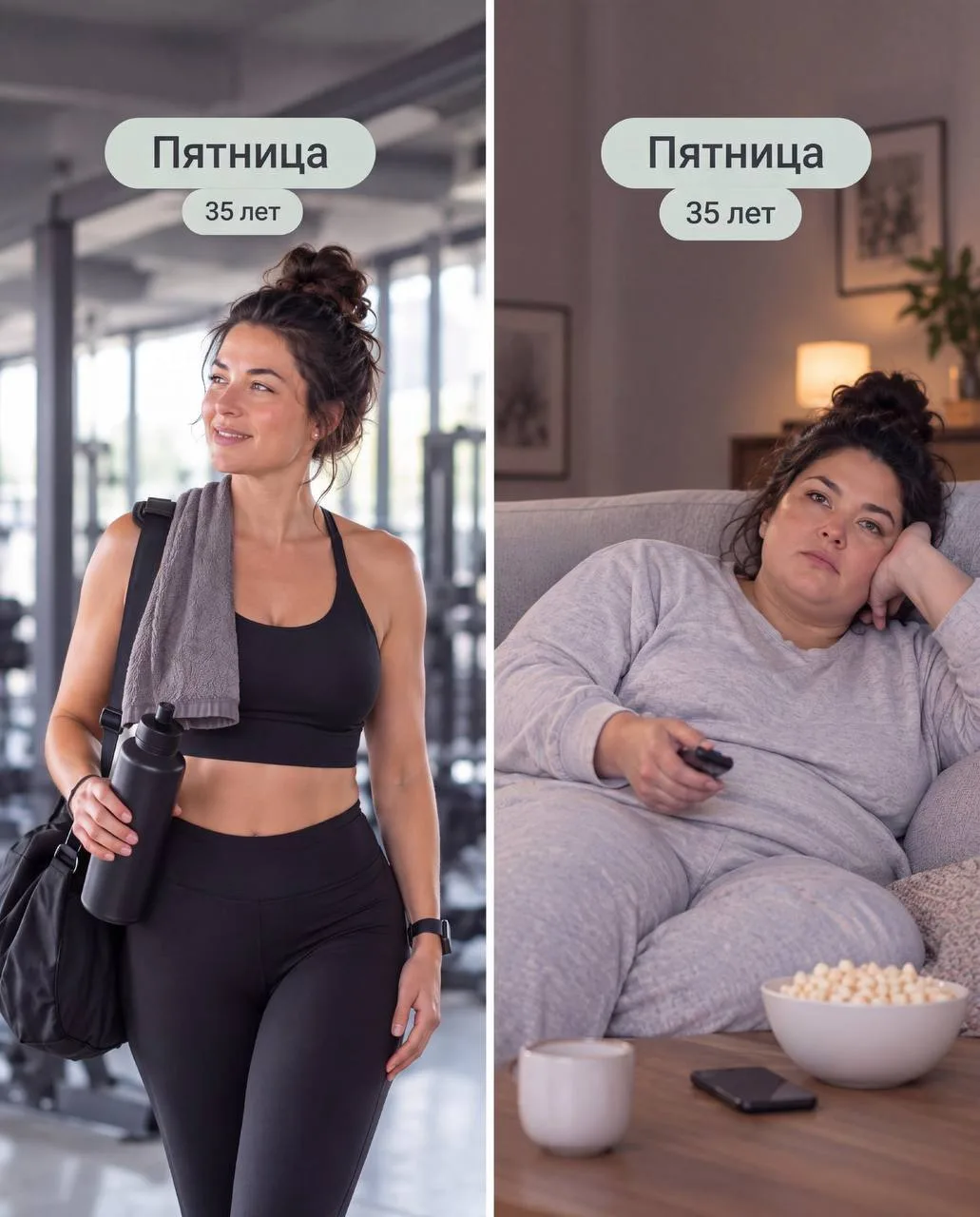 ❗️35 лет — а повседневная жизнь может быть совершенно разной.