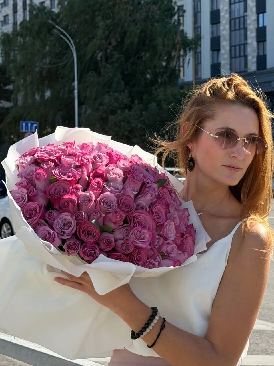 🌸 Акция на нежно-розовые розы