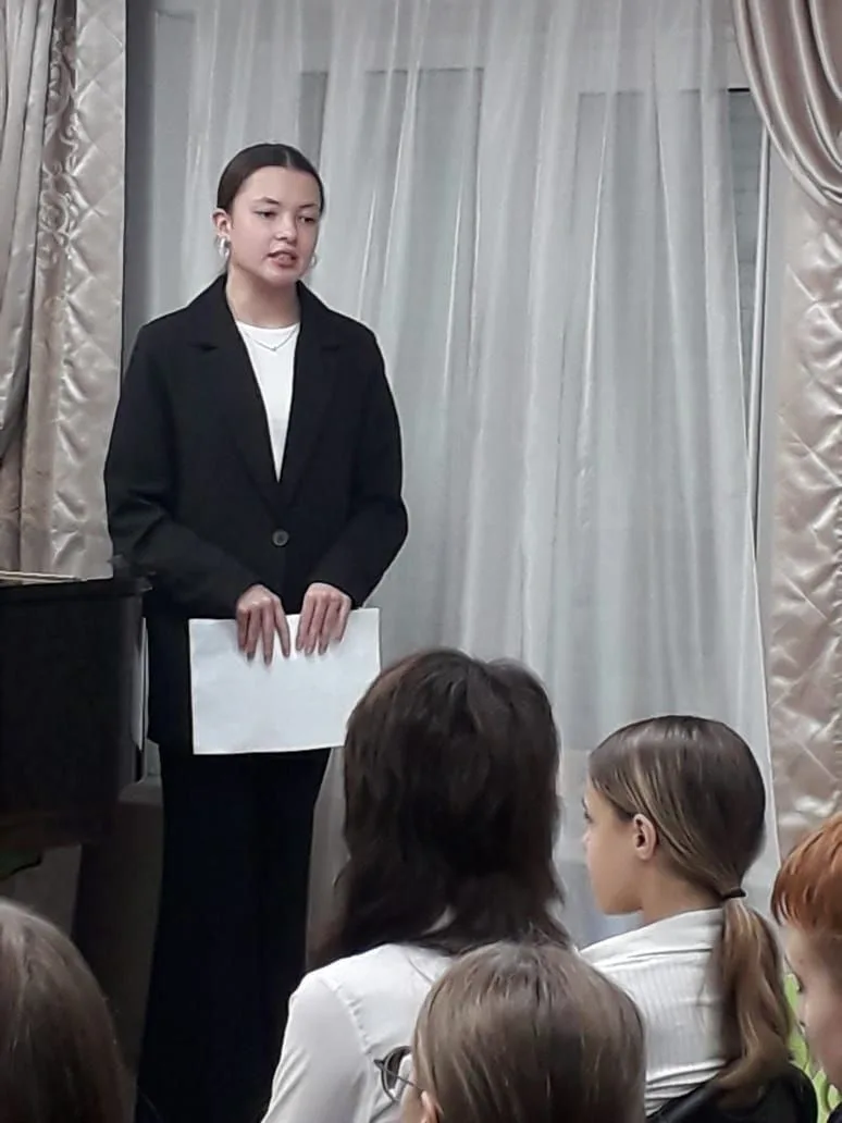 🎼 12 октября в школе прошла конференция, посвящённая 120-летию со дня рождения величай...