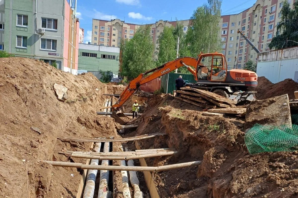 На двух улицах Рязани перенесли подачу отопления и горячей воды