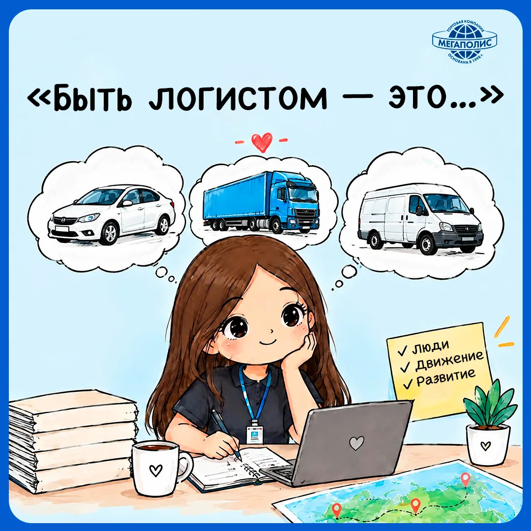 🚛В МЕГАПОЛИСЕ ещё один повод для поздравлений – День логиста!