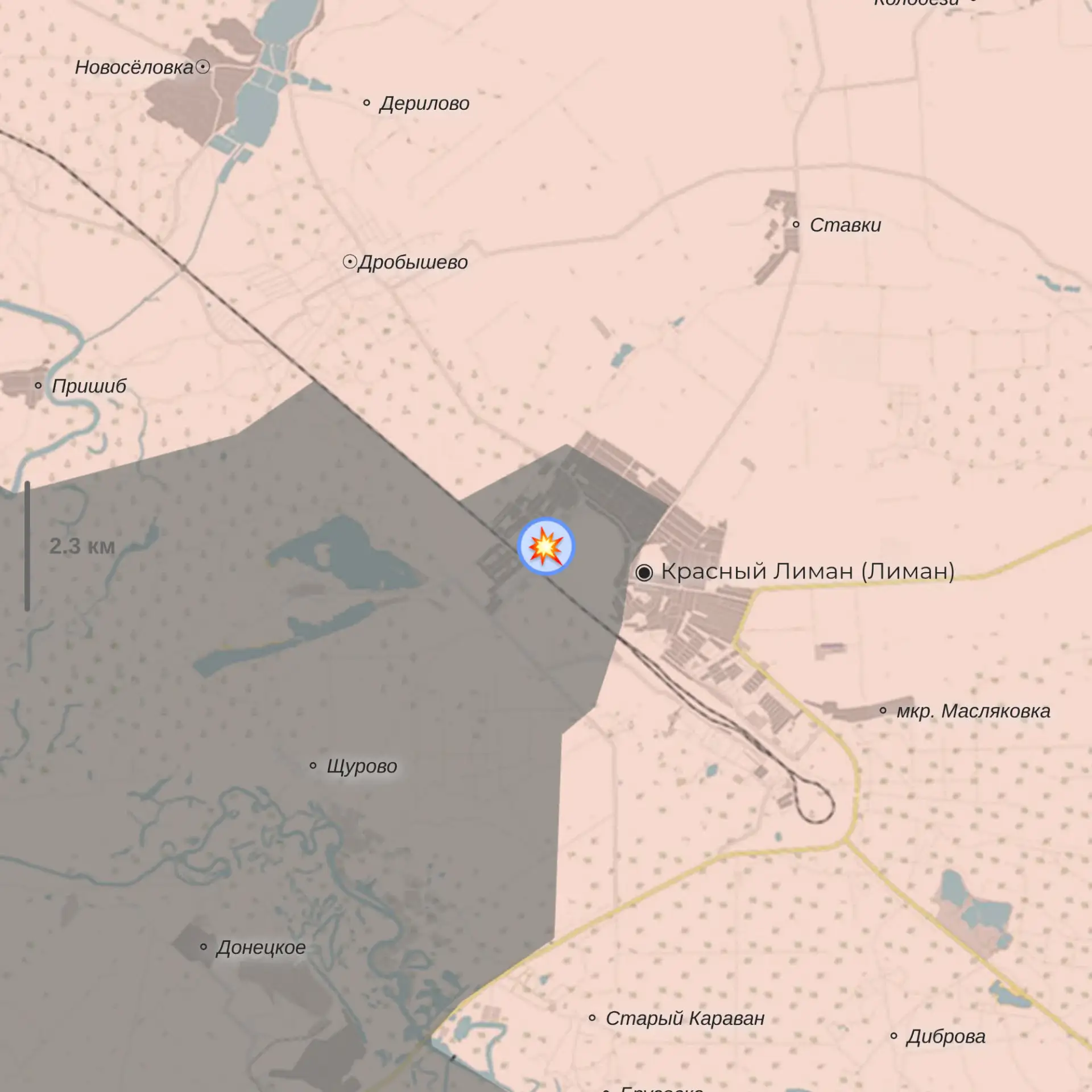 На краснолиманском направлении военные 67-й мотострелковой дивизии группировки "Запад" ...