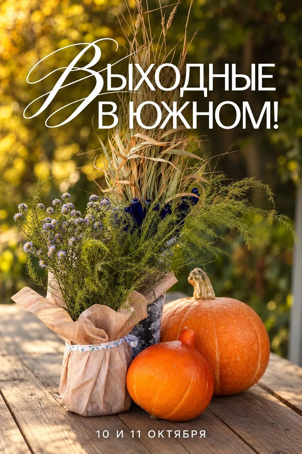 🎃 Семейные выходные в Южном: как провести субботу и воскресенье?