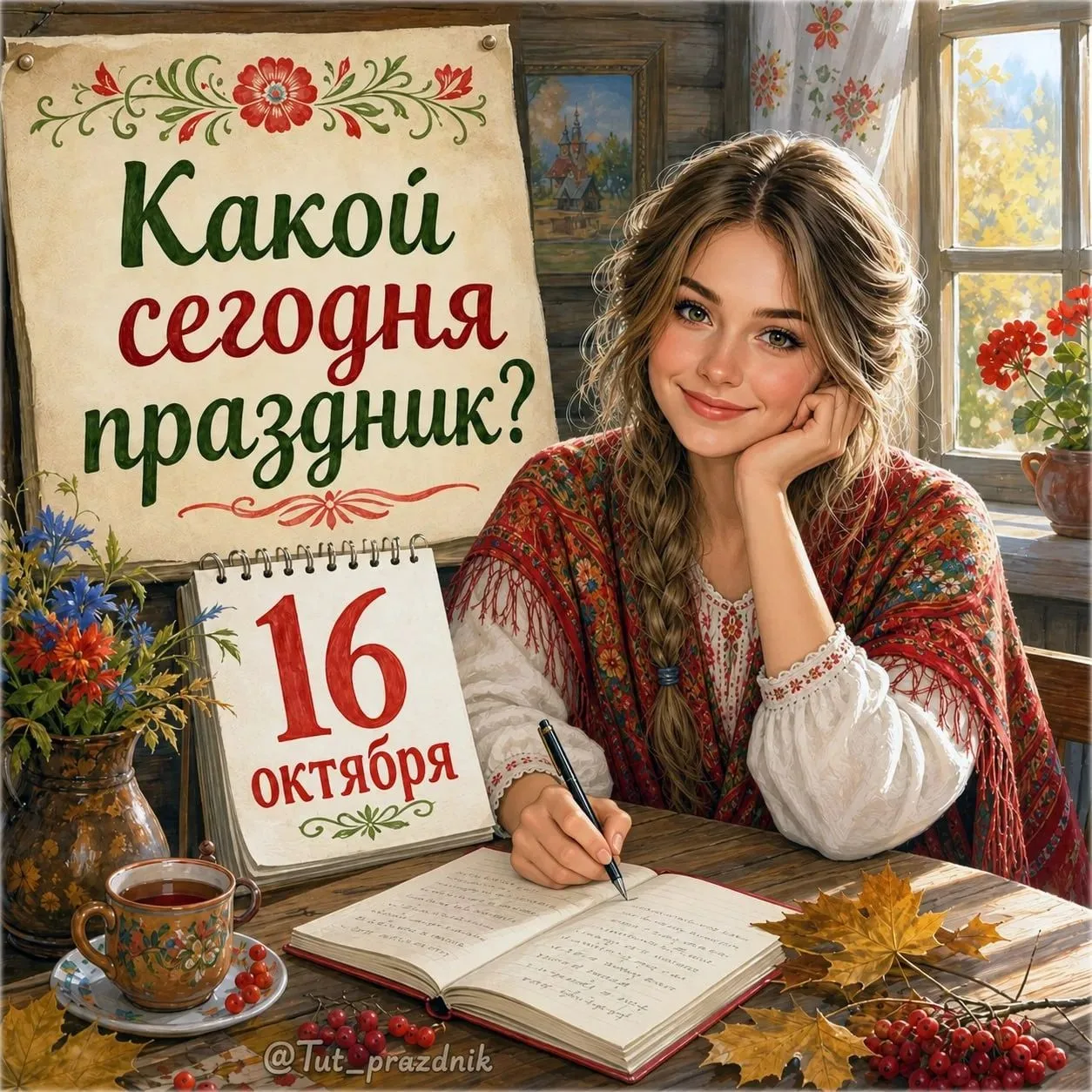 🗓 16 октября – отмечается 19 праздников.