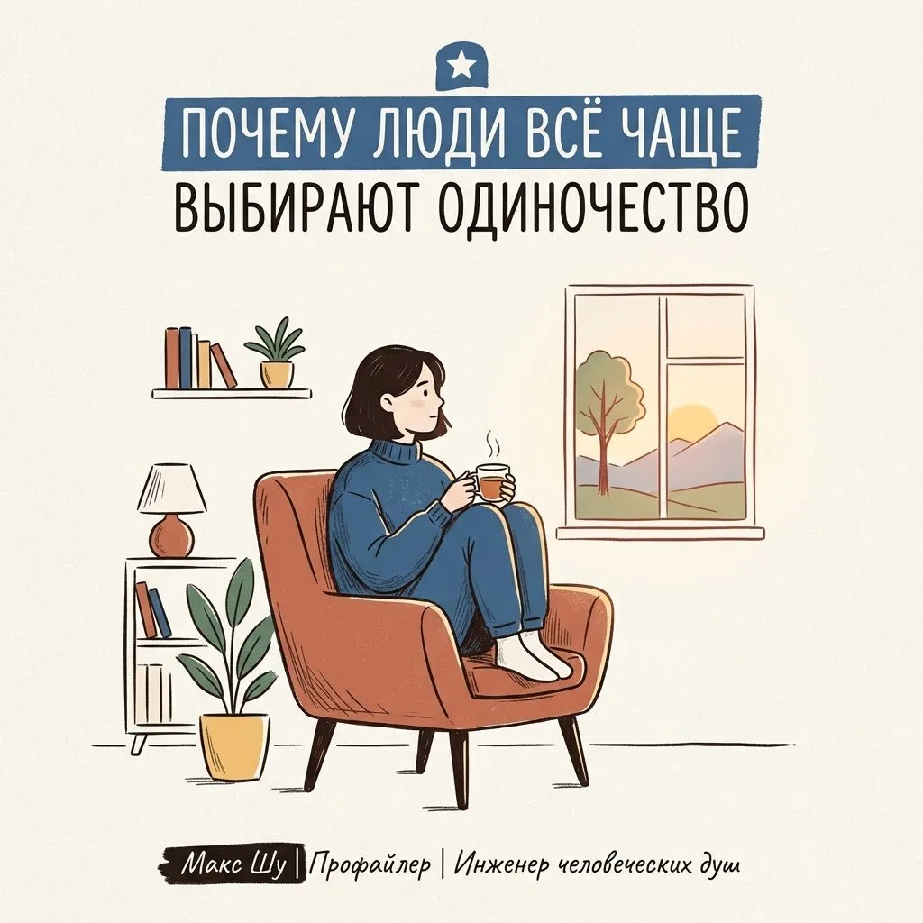 Рост числа людей, живущих без партнёра, объясняется не только страхом близости. Это и с...