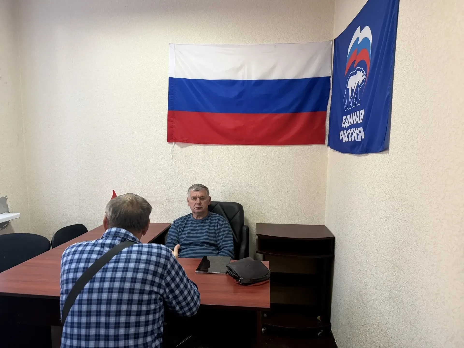 Сегодня, 8 октября, в общественной приемной Партии «Единая Россия» в Управе Кировского ...