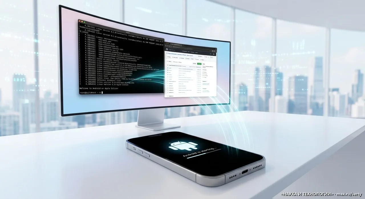 ⚡️ Android на iPhone — энтузиаст запустил невозможное