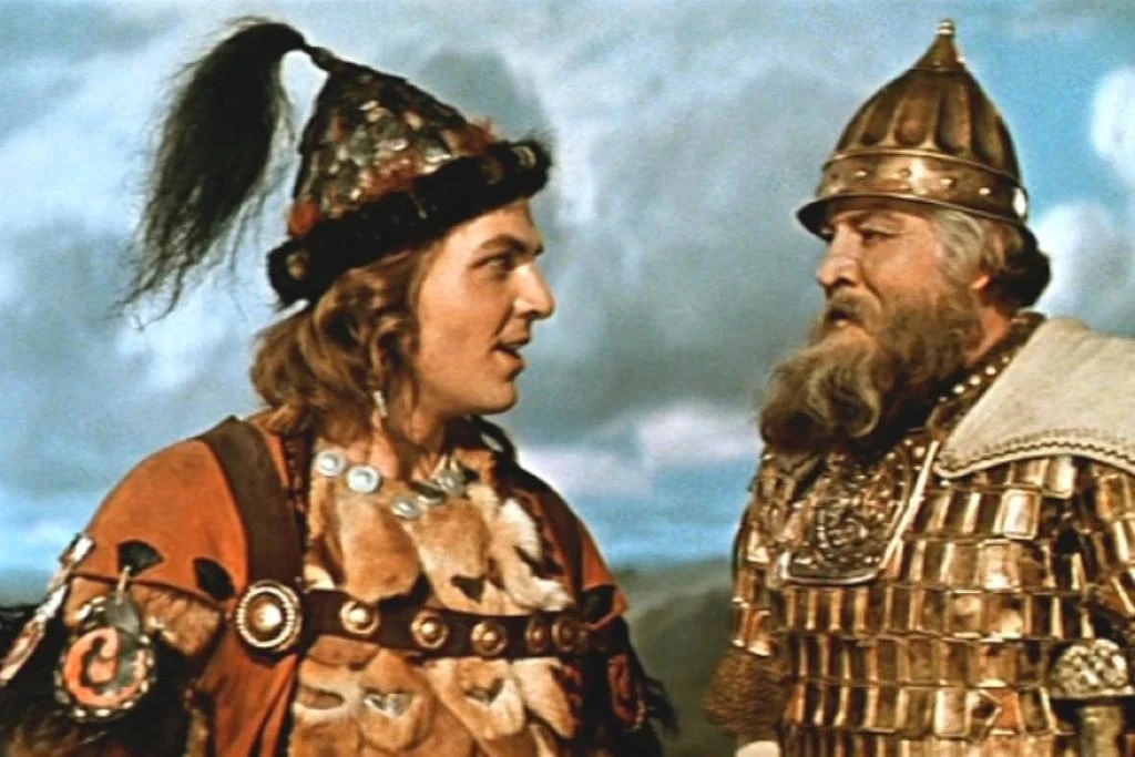 🎬Александр Шворин и Борис Андреев фильме «Илья Муромец», 1956 год.