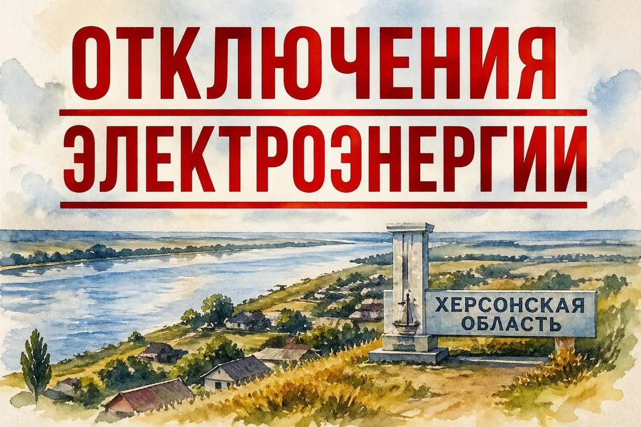 💡 В связи с технологическим нарушением в энергосистеме, аварийно обесточена Херсонская...