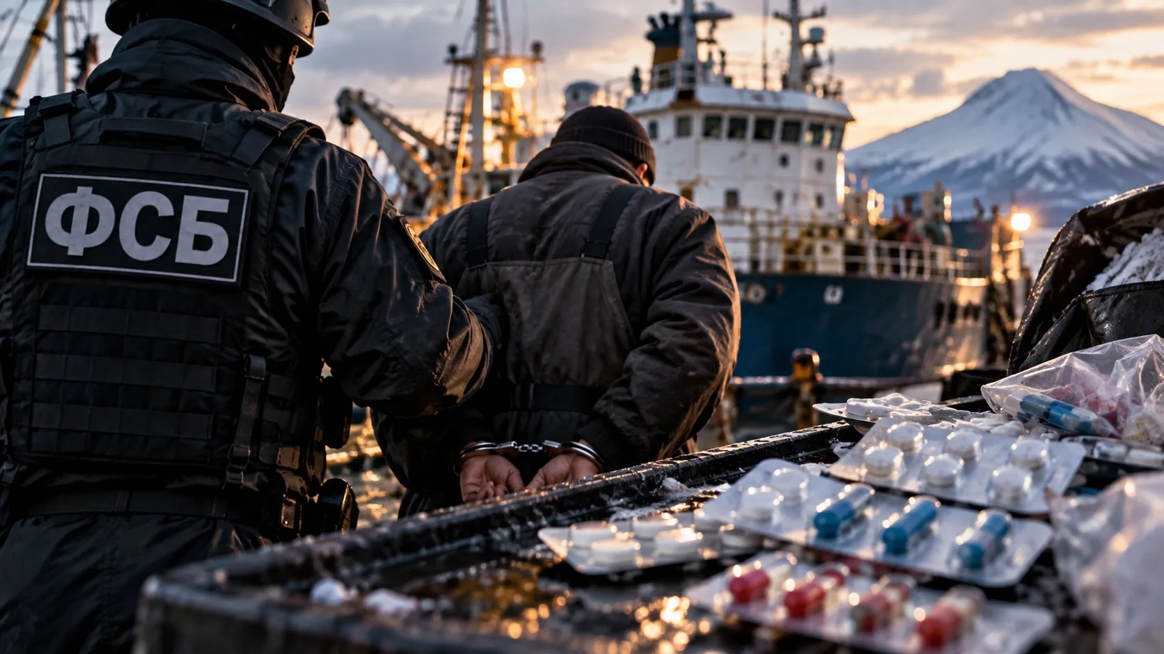 ⚓️ Моряка задержали на Камчатке из-за контрабанды сильнодействующих препаратов