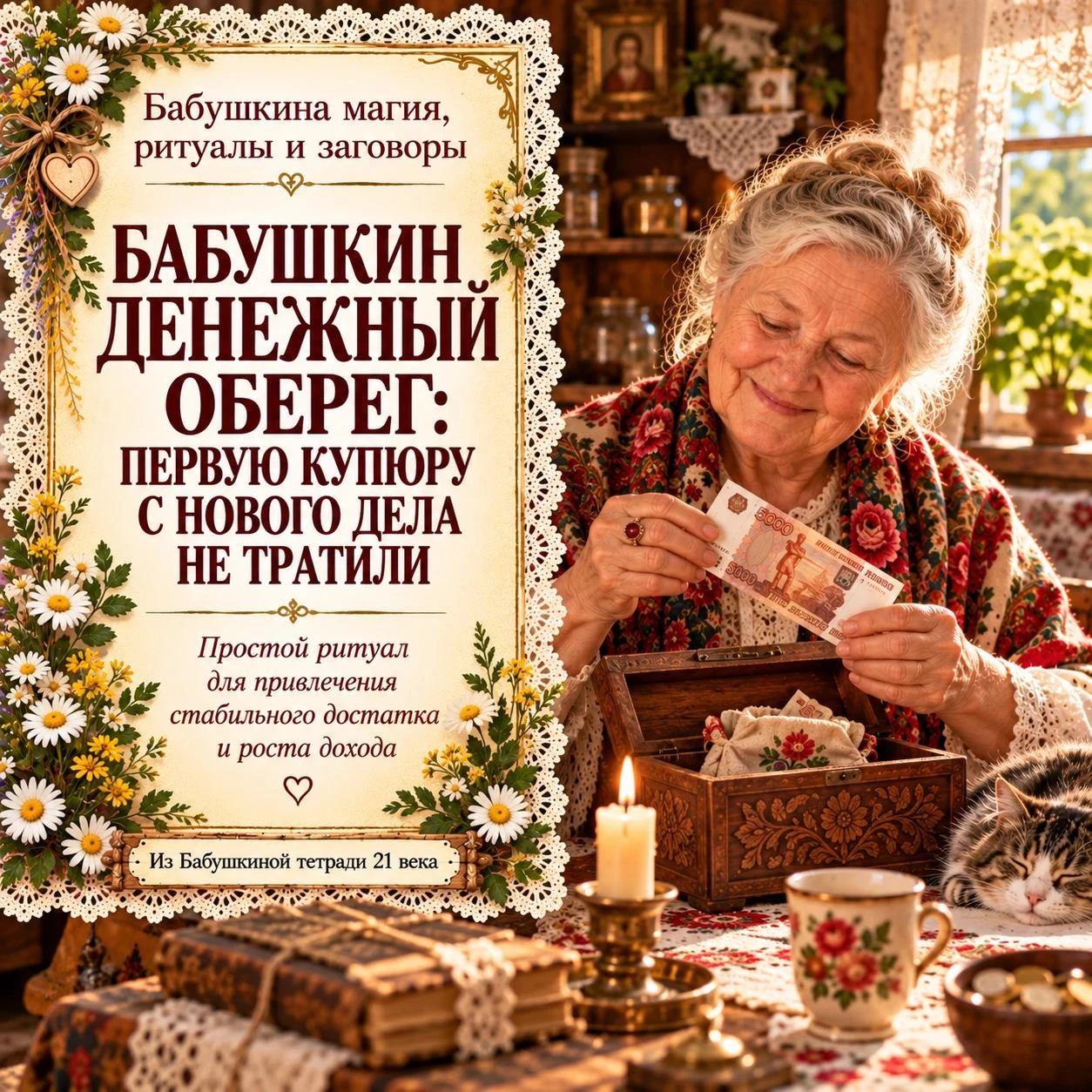 💰 БАБУШКИН ДЕНЕЖНЫЙ ОБЕРЕГ: ПЕРВУЮ КУПЮРУ С НОВОГО ДЕЛА НЕ ТРАТИЛИ
