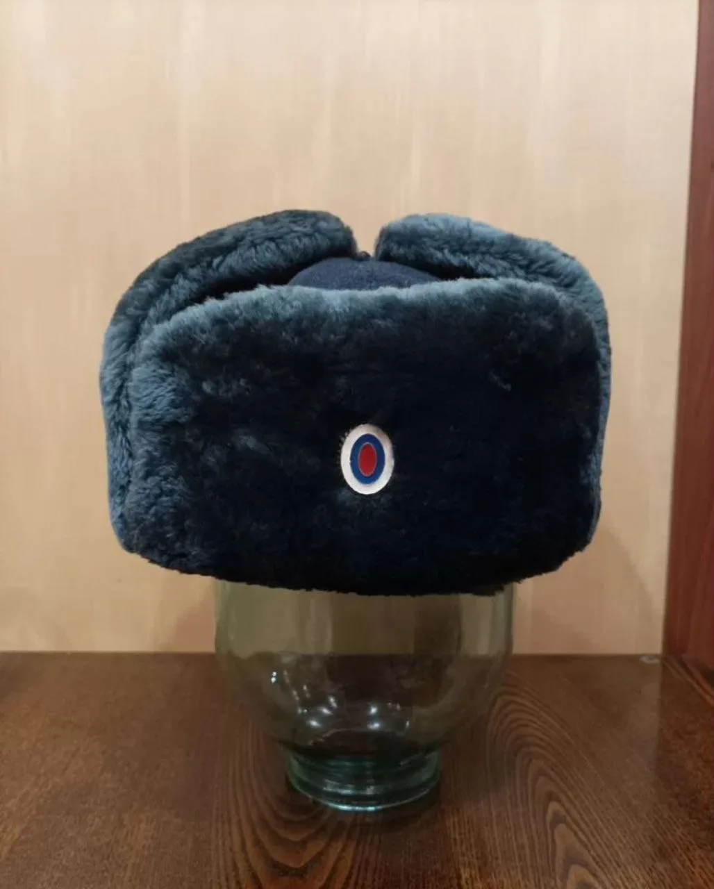 Шапка зимняя, синяя, размер 58, в хорошем состоянии. 🧢❄️