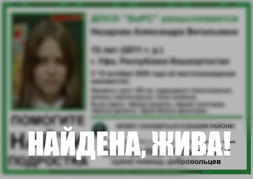 Поиски пропавших 15 октября детей в Уфе прекратили