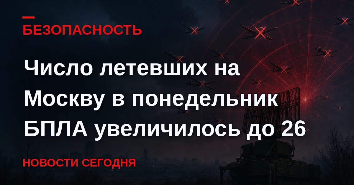Мэр Москвы Сергей Собянин сообщил об уничтожении еще десяти беспилотников; всего в поне...