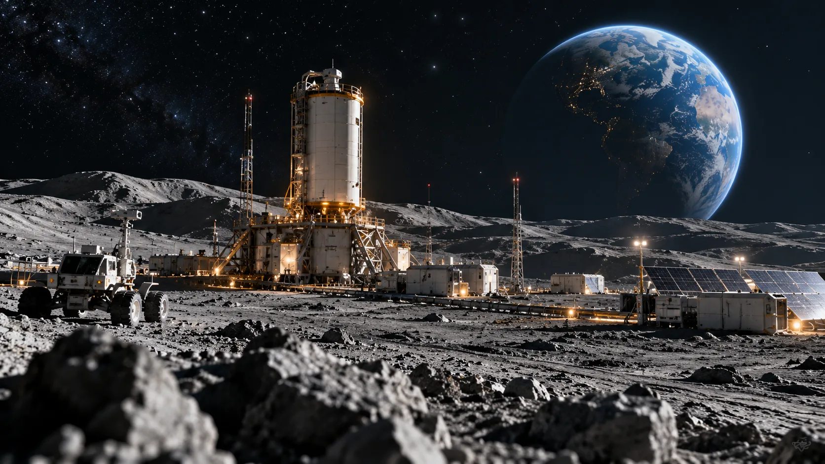 🌕 Россия готовит уникальный проект на Луне: атомная станция должна заработать уже в 20...